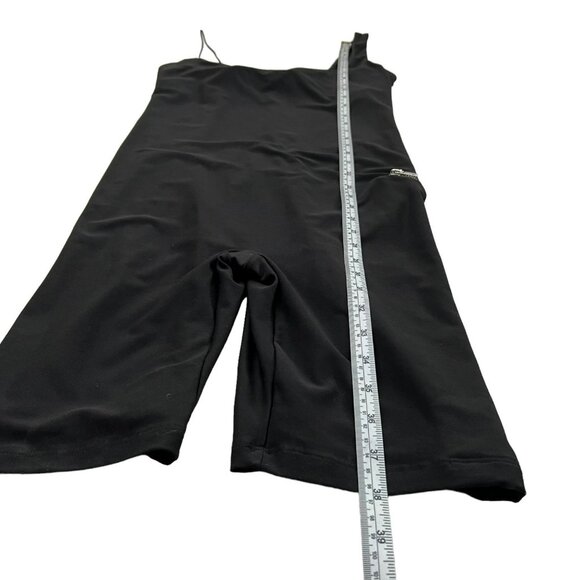 Alix NYC Women's Harper Bike Shorts Bodysuit Romper Asymmetric Straps Black L - Picture 13 of 16